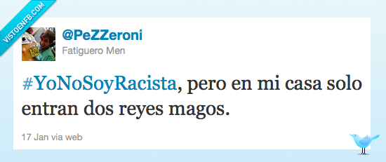Racista,reyes,Magos,Twitter,negros,Baltasar