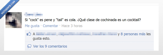 Cocktail,facebook,lógica,broma