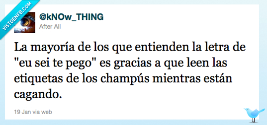 eu seu te pego,etiquetas champú,cagando