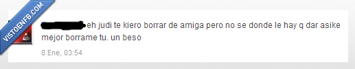 beso,amiga,tuenti,educación,borrar