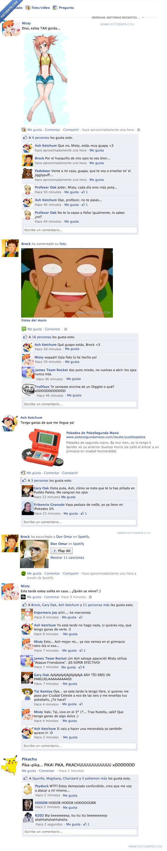 james,oak,r2d2,pikachu,gary,brock,misty,ash ketchum,team rocket,pokemon,facebook