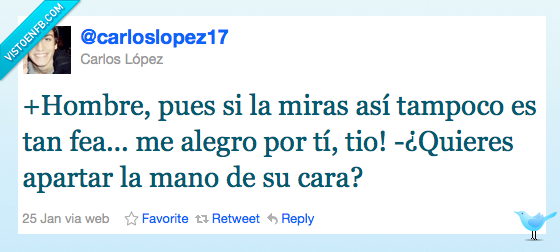 twitter,fea,apartar,mano,cara