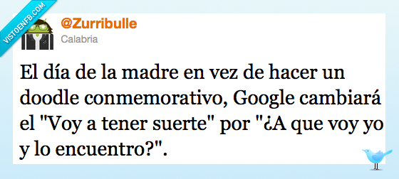 madre,doodle,voy a tener suerte,google