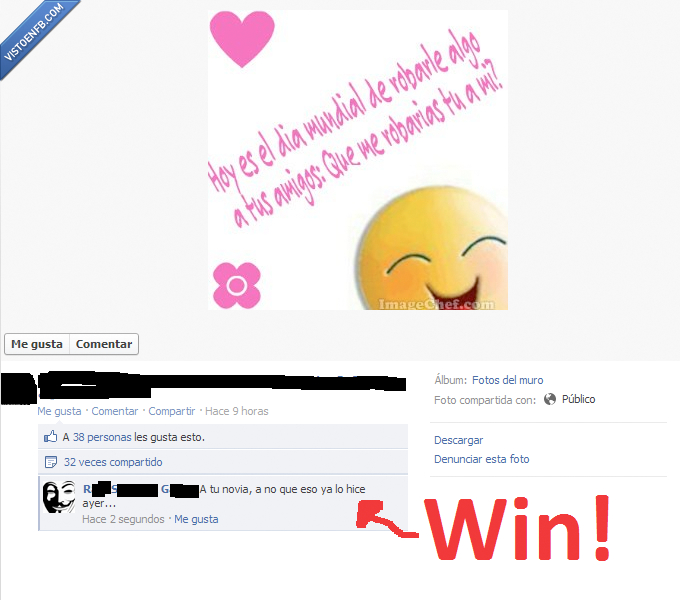 Exnovia,cuernos,troll,facebook