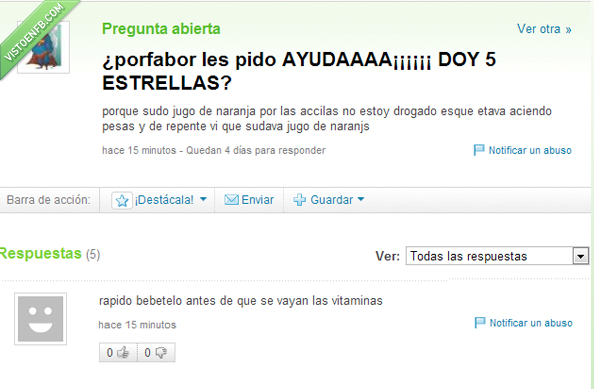 ignorancia aplastante,axilas,pesas,sudar,zumo de naranja