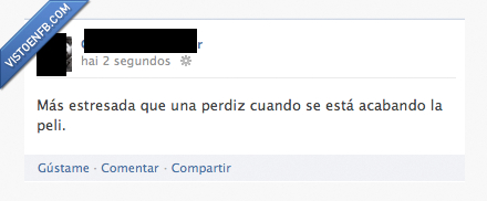 película,fin,estrés,perdiz