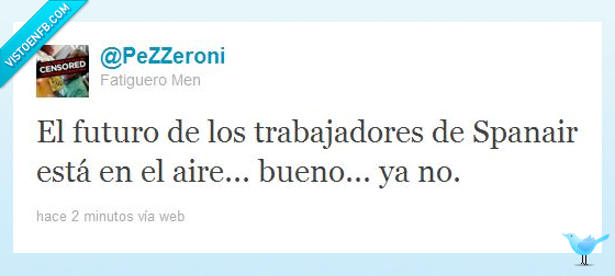 Spanair,trabajadores,aviones,Twitter,PeZZeroni,aire