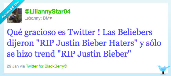 muerte,Trending topic,Justin Bieber,Twitter,rip