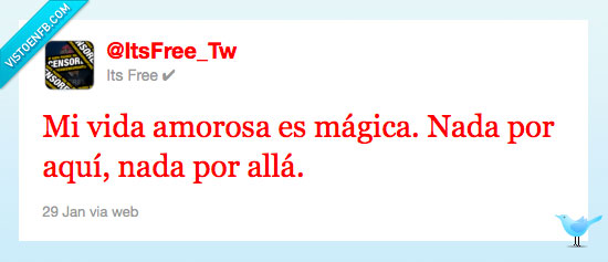 nada por aquí,Amor,mágia,allá