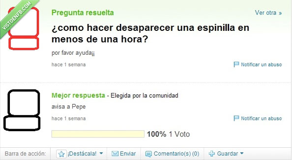 desaparecer,espinillas,troll,yahoo respuestas,pepe
