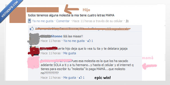 molestia,hijo,mamá,cuatro,letras
