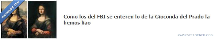 copia pirata,fbi,prado,gioconda,megaupload