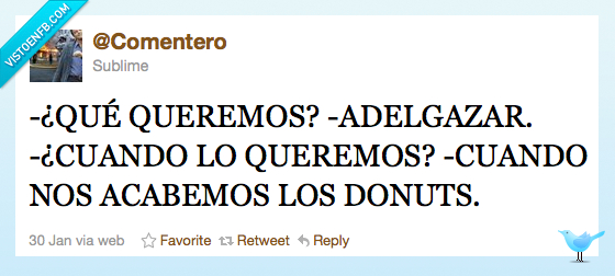 comer,donuts,queremos,adelgazar,twitter