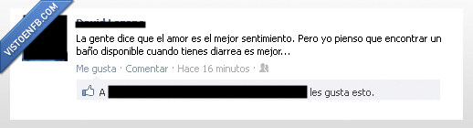 sentimientos,cagar,baño,diarrea,amor