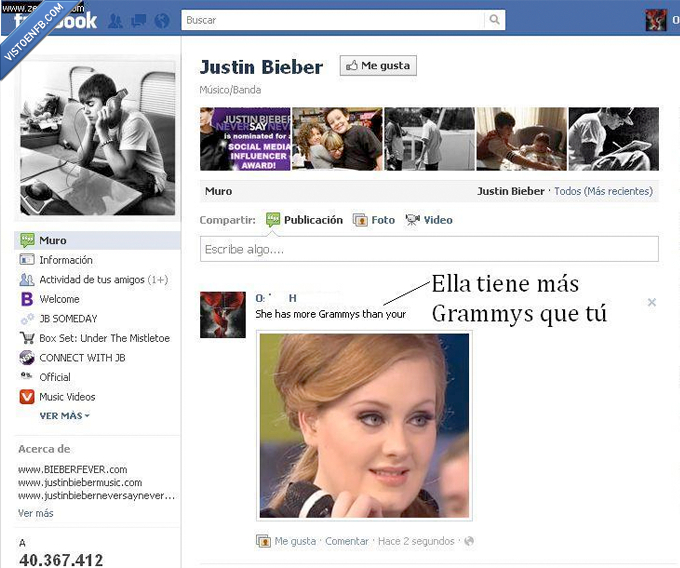 Bieber,Justin,Troll,adele,grammy
