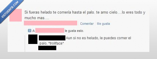 vaya dominio de la metáfora,trollface,helado,palo,Comer