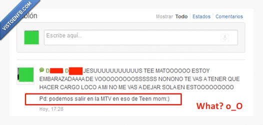 tuenti,embarazo,te mato,jesus,sola,mtv,teen mom,embarazada