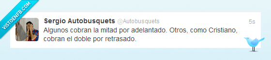 cobrar,retrasado,autobusquets,cristiano