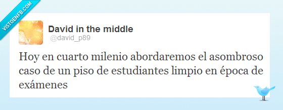 Piso,estudiante,exámenes,limpieza