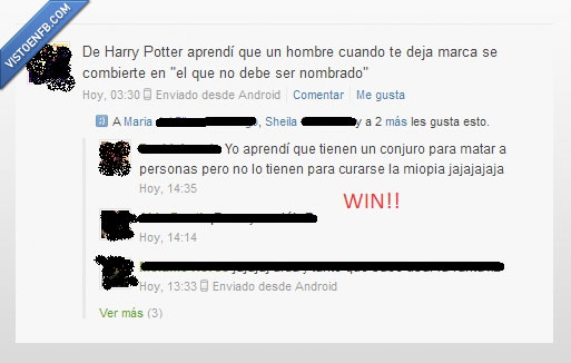 matar,Miopia,Harry Potter,conjuro,curar