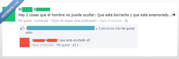 excitado,cosas,hombre,olvida,amor,facebook,borracho
