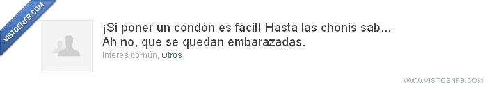 poner,embarazo,chonis,condón,fácil