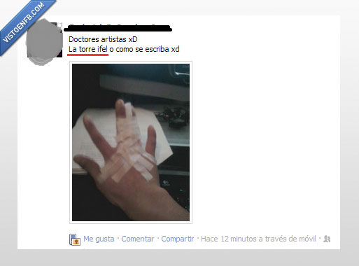 dedo,venda,esparadrapo,torre,ifel,eiffel,artista