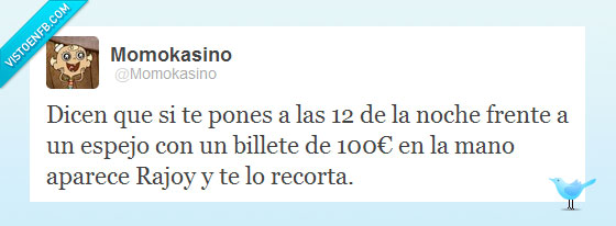 euros,100,espejo,billetes,recortar,Rajoy