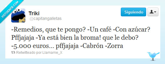 5000 euros,Remedios Cervantes,azúcar,café,sal