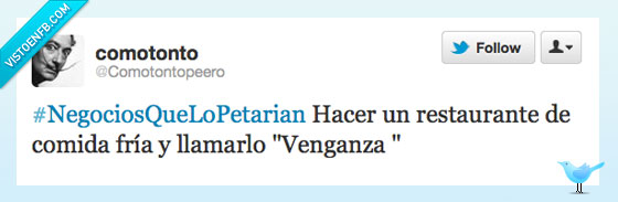 twitter,negocios,restaurante,comida,fría,venganza