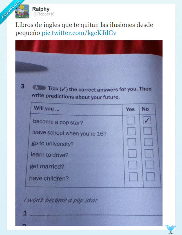 serás,pop star,ingles,libro,marcar,definido,nunca,estrella del pop