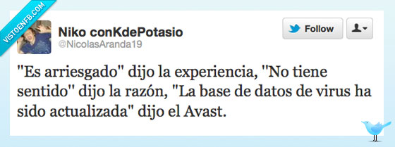 actualizada,datos,base,razón,sentido,experiencia,arriesgado,voz,virus,antivirus,avast