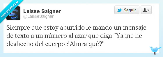 cuerpo,twitter,laisse saigner,sms,mensaje