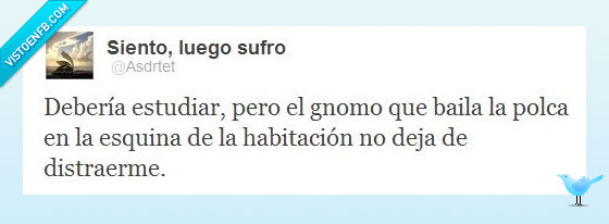 estudiar gnomo distracción twitter polca