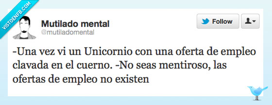unicornio,trabajo,mentira
