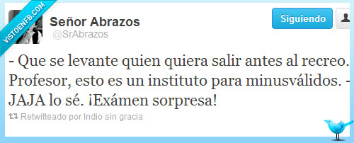 profesor,cabrón,minusválidos,instituto,recreo