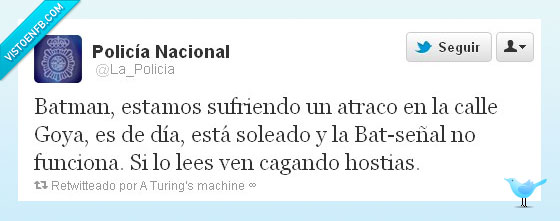 237657 - ¡Batman, te necesitamos! por @La_PoIicia
