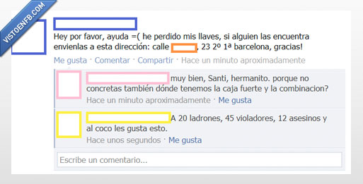 Hermano,llaves,dirección,ladron,robar,santi,el cocoooo