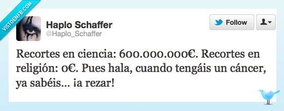 cancer,rexar,tripikito,twitter,pp,recortes,religion,ciencia