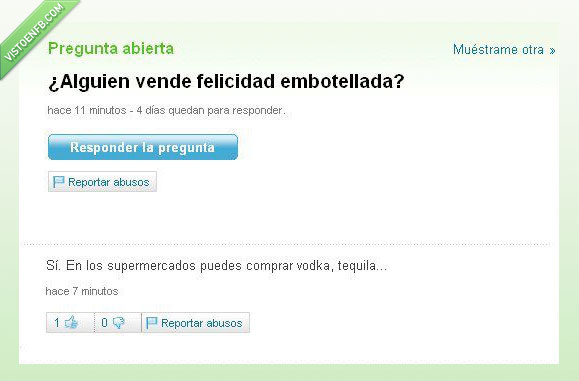 felicidad,botella,yahoo