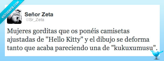 Sr_Zeta,Twitter,Kitty,gordas,camisetas