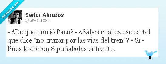 puñaladas,tren,muerte,cartel