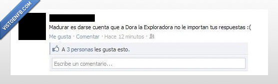 triste,Dora,Madurar,respuesta,importa