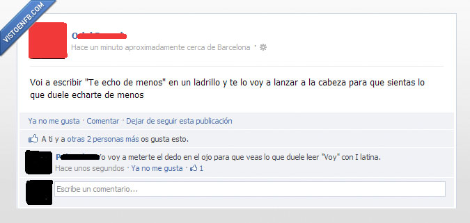 Win,fail,ortografía,ladrillo,dolor,dedo,latina,voi