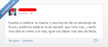 Semana Santa,Gandalf,resurreción,ficción,fiesta