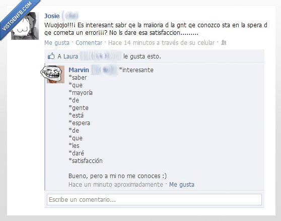 gente,errores,ortografía,espera,cometer