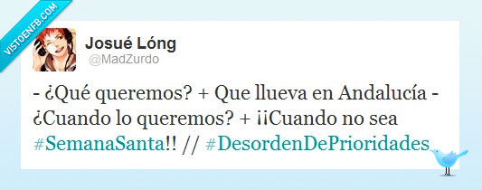 fanatismo,prioridades,semana santa,religiosos,andalucia,estupideces varias