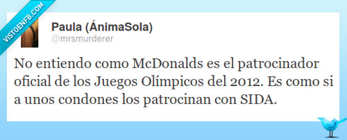 mcdonalds,juegos olímpicos,sida,patrocinio