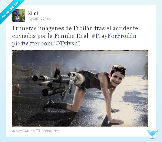 planet terror,monarquia,foto,froilan,prayforfroilan,pistola,rose,metralleta