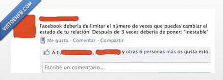 Relaciones,inestables,decir,facebook